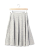 ウールサーキュラースカート/グレー(012)
