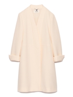 ノーカラーAラインジャケット/YEL