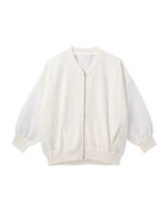 メッシュニットカーディガン/ホワイト(001)