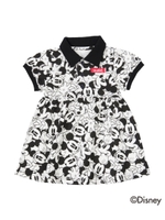S/S POLO DRESS DISNEY/BLACK