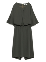 [Balcony and Bed]ジョーゼットワンピース/BLK