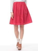 カラーギャザースカート/Orange