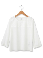 デイジーレースブラウス/ホワイト系(002)