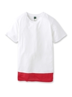 40/2裾メッシュTプルオーバジャージ/ネイビー(093)