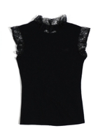 BACK HEART TOPS/ブラック