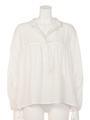 【KiiRA】GATHERS DOLMAN BLOUSE/WHT