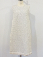 【ＧＲＥＥＤ】ＬＩＬＹ−ＹＡＲＮ　ＴＷＥＥＤ　Ｄｒｅｓｓ/WHITEmix