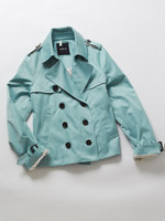 ショート トレンチコート/ホワイト