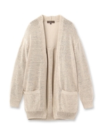 【STORY5月号掲載】ペーパーコットンカーディガン/ブルー系(094)