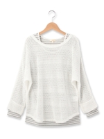 カットソー+ニットソー/グレー(012)