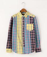 クレイジーチェック柄シャツ