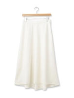 ストレッチマキシ丈ハイウエストスカート/ネイビー(093)