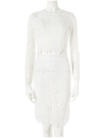 フラワーレーススカートセットアップ/ホワイト