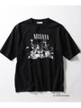 NIRVANA BAND T-SHIRT/ブラック(019)