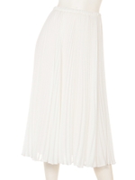 PLEATS SKIRT/ホワイト