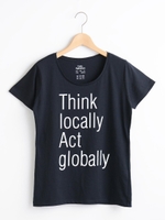Publik:THINK LOCAL TEE/グレー
