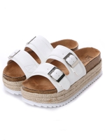 【abcdevol】Wベルトコンフォートサンダル/ブラックスエード