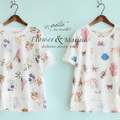 お花＆海の生き物Tシャツ