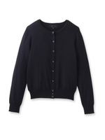 ベーシッククルーネックカーディガン/オレンジ(067)