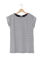 ボーダーチュニックプルオーバー/グレー(312)