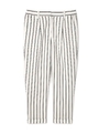 レーヨンリネンストライプパンツ/ホワイト(031)