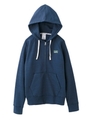 HEATHERED SWEAT ZIP-UP HOODY/ネイビー