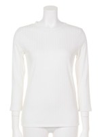 【小泉里子さん着用】テレコTOPS/オフホワイト