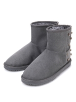 ＰＪ／ビジュームートンブーツ/ピンク