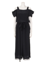 オフショルリボンロンパース(追加生産)/ピンク