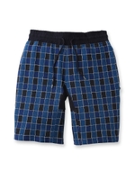 チェックショートパンツ/サックス(090)