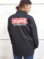 BOX LOGO COACH JACKET/ブラック