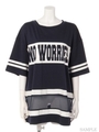 NO WORRIESメッシュトップス/オフ
