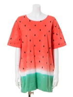 WATERMELON TEE ONE-PIECE/PINK