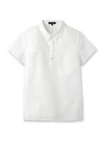 [L]エンブロイダリーシャツ/ホワイト(101)