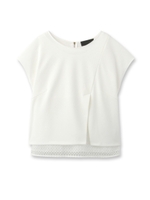 [L]プルオーバー+レースタンクトップセット/カーキ(027)