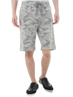 【AZUL by moussy】カモフラJQD裏毛ショーツ/L/GRY