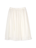 コットンボイルスカート【まもなく販売終了！〜9/11（日）23:59まで】/ホワイト(030)