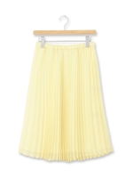シフォンプリーツスカート/イエロー(032)