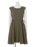 スピンドルフレアワンピース/ブラック