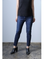 【AZUL by moussy】裾レースアップアンクルスキニーデニム(L66)/One Wash
