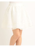 【LIZ LISA】ちょうちょ柄オーガンジースカート/ピンク