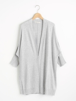 【relaxing line】ドルマンロングハオリ/ネイビー