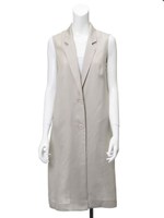 ノースリーブチェスタージャケット/ピンク