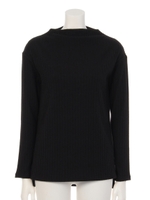 ボトルネックテレコプルオーバー/チャコールグレイ