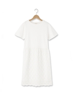 レースドッキングワンピース/ホワイト系(002)