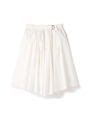 IRREGULAR HEM SKIRT/ホワイト(030)