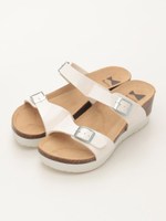 hurrayフットベッドサンダル/ホワイト