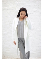 【AZUL by moussy】フーディ長袖コーディガン/BLK