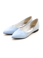 【abcdevol】ハートフラットシューズ/ブラック