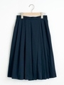 ランダムタックミディスカート/ネイビー